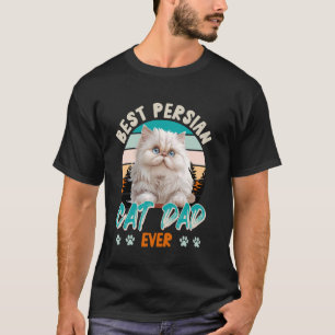 T-shirt Cat Daddy MEILLEUR CHAT PERSIEN PAPA JAMAIS Hommes