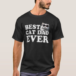 T-shirt Cat Daddy MEILLEUR PÈRE PERSIEN JAMAIS Propriétair