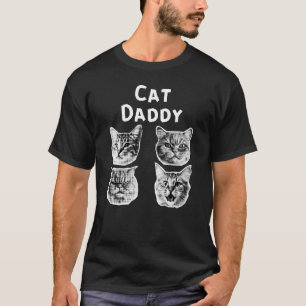 T-shirt Cat Daddy Retro