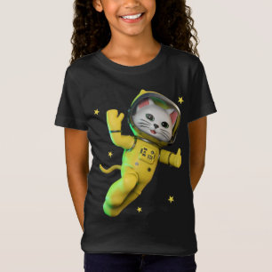 T-Shirt Cat d'astronaute