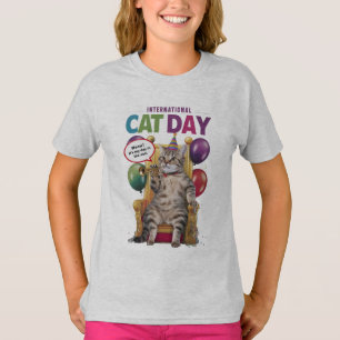 T-SHIRT CAT DAY SPATIAL