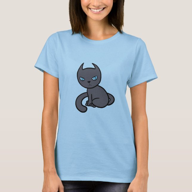 T-shirt Cat de Kitty Gray (Devant)