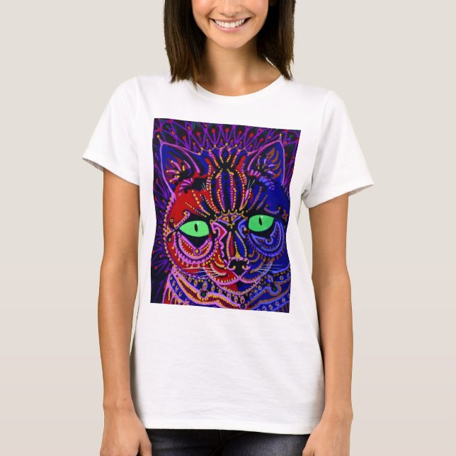 T-shirt Cat de Louis Wain (Devant)