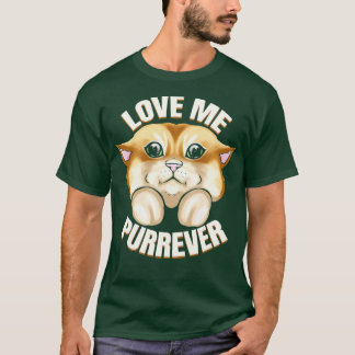 T-shirt Cat Dit M'Aimer Pour Toujours Le Jour De Vendredi