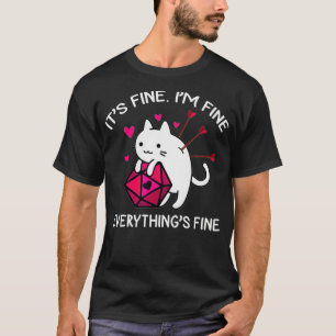 T-shirt Cat DnD Valentine Tout Est Beau Couple Matchi
