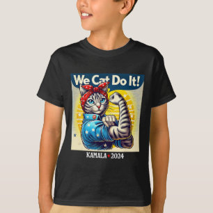 T-shirt Cat Do It Kamala Harris Supporter Chilless Cat La