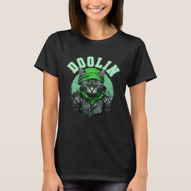T-shirt Cat Doolin Irish Saint Patrick s Day Ireland (Devant)