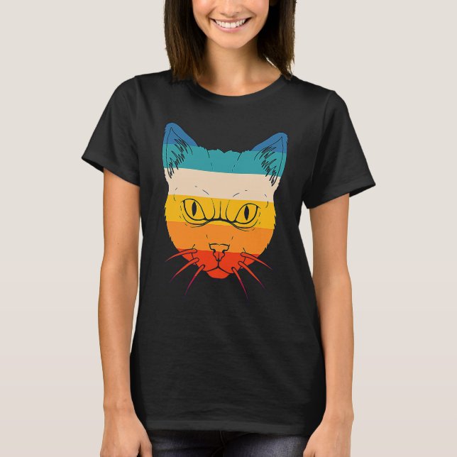T-shirt Cat Face Meowdy Cute Kitten Cat Meme (Devant)