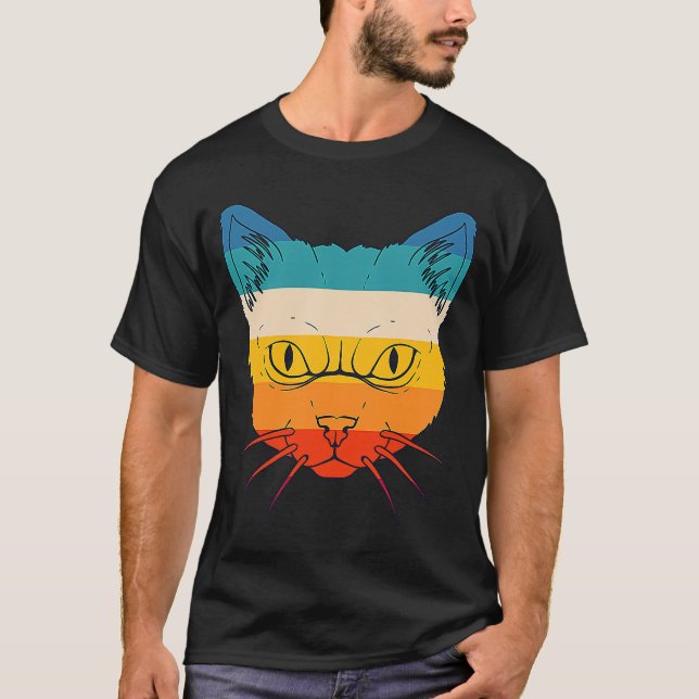 T-shirt Cat Face Meowdy Cute Kitten Cat Meme (Devant)