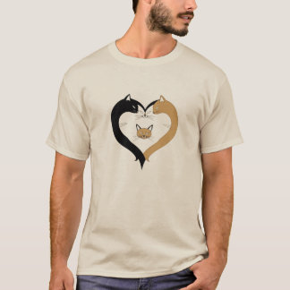 T-shirt Cat Family Heart – Love & Unity
