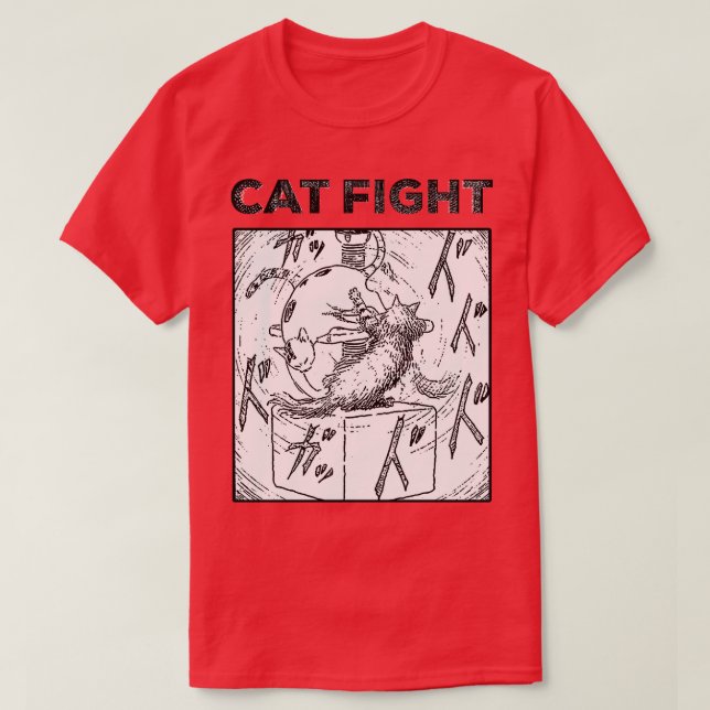 T-shirt Cat Fight v2 (Design devant)