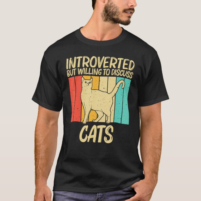 T-shirt Cat For Men Women Cat Kitten Pet Animal (Devant)