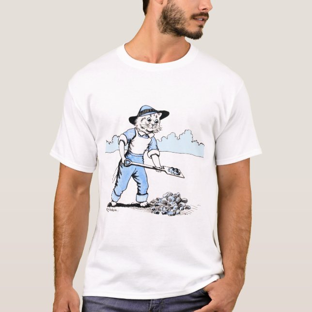 T-shirt Cat Gardener, Louis Wain (Devant)