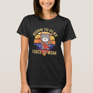 T-shirt Cat Guitariste Rock guitare Guitare Musicien Guita