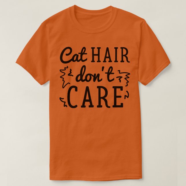 T-shirt Cat Hair Point Care (Design devant)