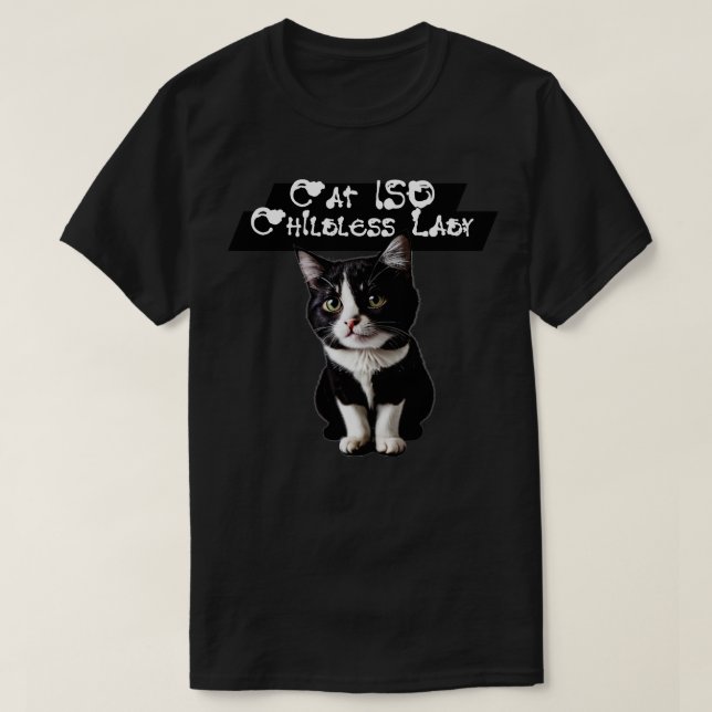 T-shirt Cat ISO Enfless Lady Front (Design devant)