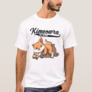T-shirt Cat Jiu Jitsu Kimura Kimeowra Cute Kawaii BJJ Funn