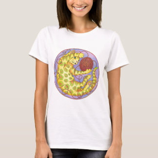 T-shirt CAT joue avec du fil