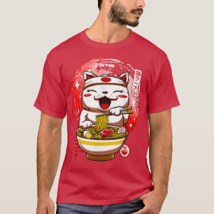 T-shirt Cat Kami Sama Ramen Japon