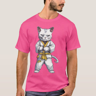 T-shirt Cat Kitten Kitty Karate Taekwondo Kickboxing