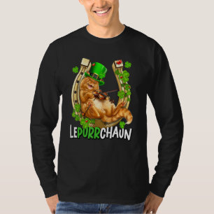 T-shirt Cat Leprechaun St Patrick S Day Lepurrchaun Shamro