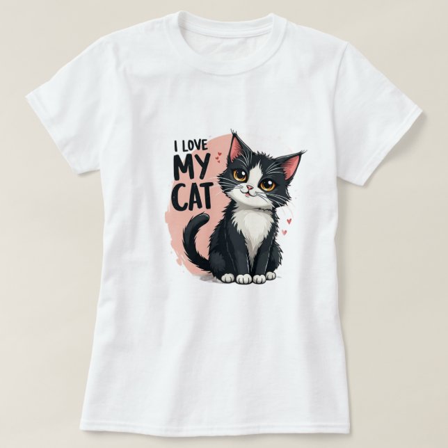 T-shirt cat lover t shirt design,cat t shirt desgin (Design devant)