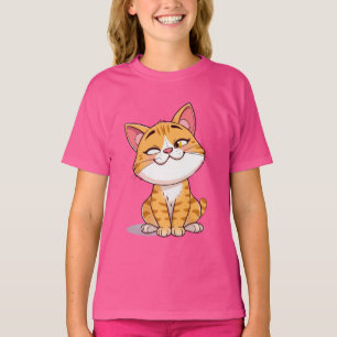 T-shirt Cat Lovers: Elegance on the Shirt .