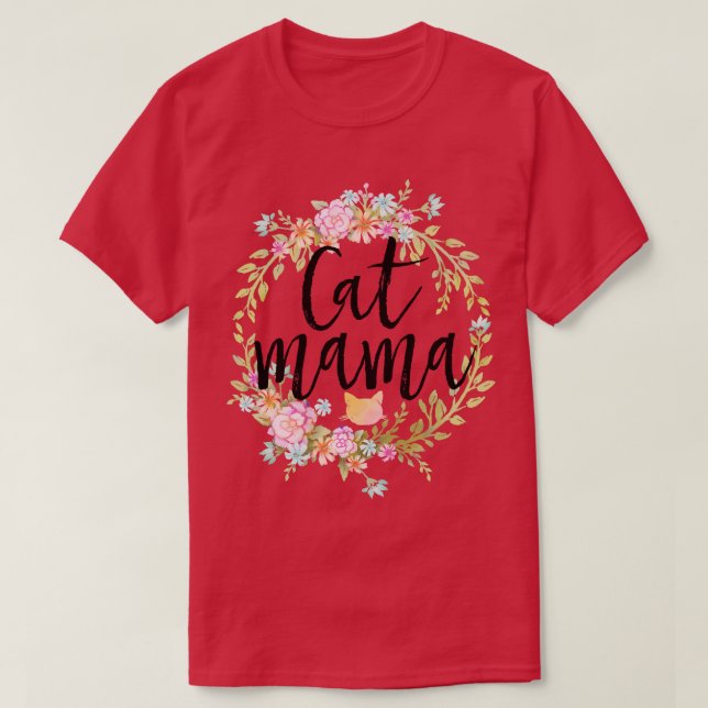 T-shirt Cat Mama (Design devant)