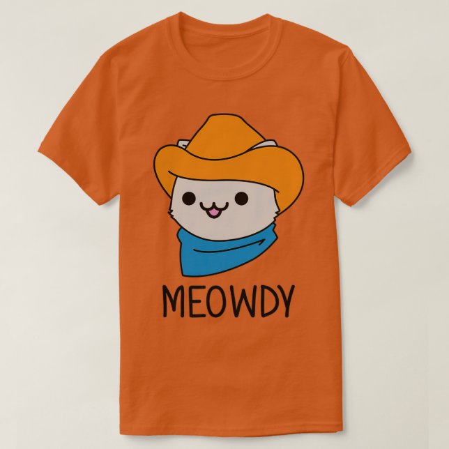 T-shirt Cat Meowdy (Design devant)