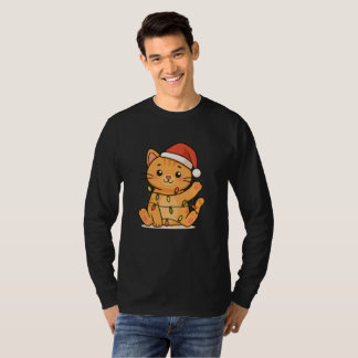 T-shirt Cat Merry Christmas Winter Animals Cats Christmas