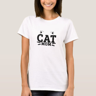 T-shirt Cat Mom - Amoureux des chats