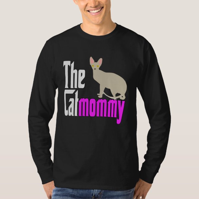 T-shirt Cat Mom The Catmother Crazy Cat Mother Kitty Mommy (Devant)