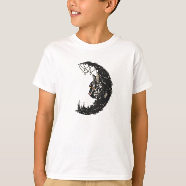 T-shirt Cat Moon (Devant)