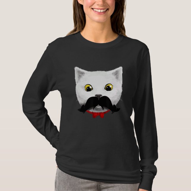 T-shirt Cat Mouse Cute Cat Parody (Devant)