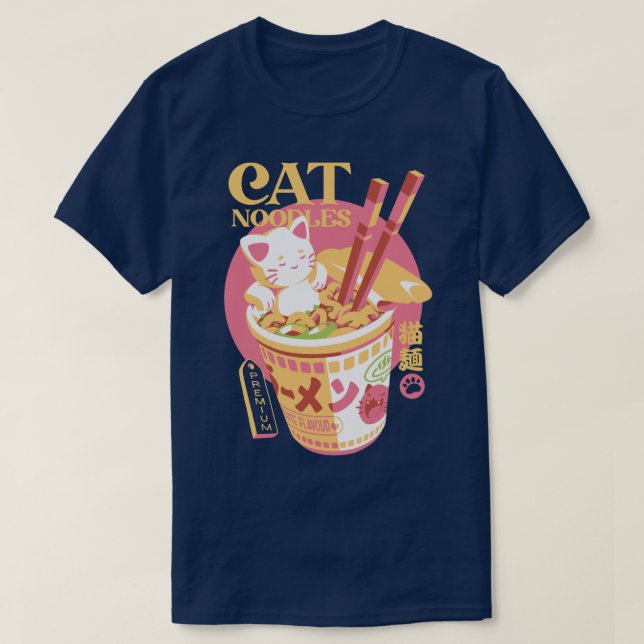 T-shirt Cat Noodles  (Design devant)