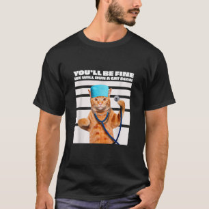 T-shirt Cat Nurse Nous Dirigeons Un Chat Scan Plaisanterie