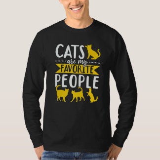 T-shirt Cat  Owner  Cats are my favorite people