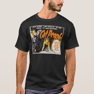 T-shirt Cat People (1942) - Poster de cinéma Vintage Class