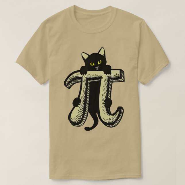 T-shirt Cat Pi Enseignant Étudiant Amoureux de les chats G (Design devant)
