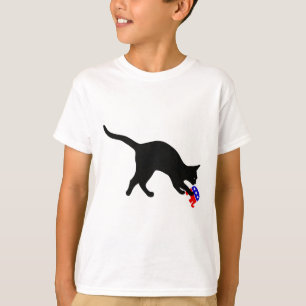 T-shirt Cat Poncing Sur Gop Elephant Funny Democat