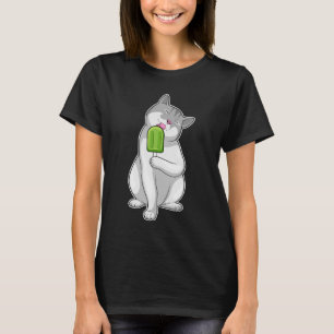 T-shirt Cat Popsicle