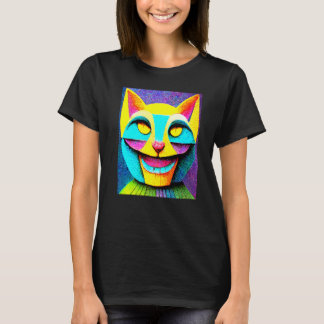 T-shirt Cat Punk Cyborg Hommes Femmes Garçons Filles