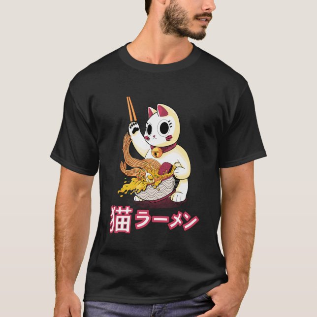 T-Shirt Cat Ramen (Devant)