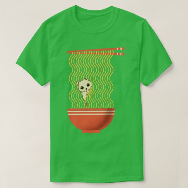 T-shirt Cat Ramen (Design devant)
