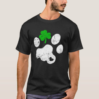 T-shirt Cat Shamrock Retro Irish Funny St Patricks Day