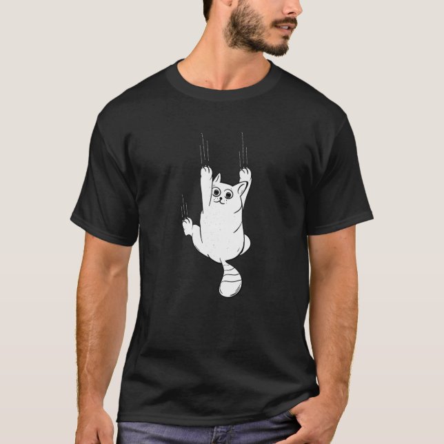 T-shirt Cat slips Cute chaton Chat avec griffes Amoureux d (Devant)