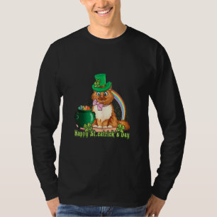 T-shirt Cat St Catricks Day Shamrock Saint Patrick's Day