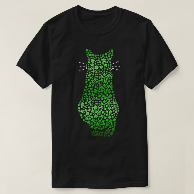 T-shirt Cat St patrick Cattys Catricks Fête Filles Femmes  (Design devant)