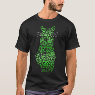T-shirt Cat St patrick Cattys Catricks Fête Filles Femmes