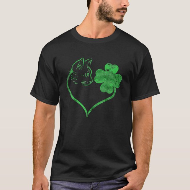 T-shirt Cat St patrick Cattys Catricks Fête Filles Femmes  (Devant)
